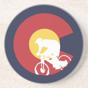 Mountainbike Colorado Getränkeuntersetzer