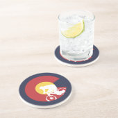 Mountainbike Colorado Getränkeuntersetzer (Seite)