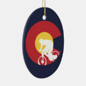 Mountainbike Colorado Keramik Ornament (Rechts)