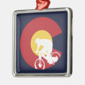 Mountainbike Colorado Ornament Aus Metall (Links)