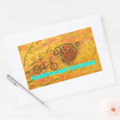 Mountainbike Colorado Rechteckiger Aufkleber (Umschlag)