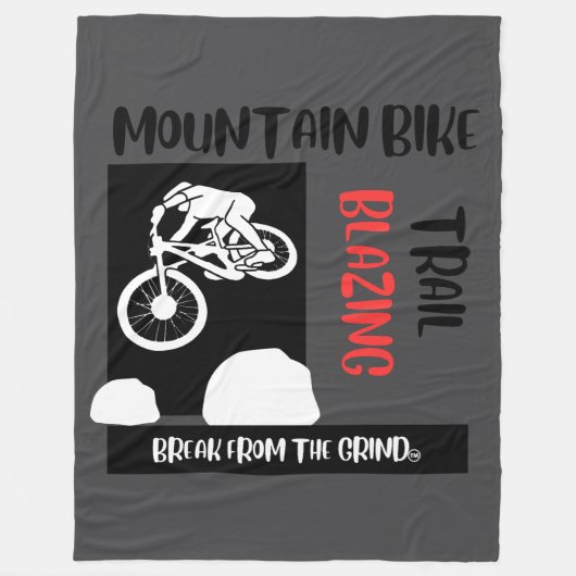 Mountainbike-Decke Fleecedecke (Vorderseite)