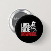 Mountainbike-Design für MTB-Downhill-Biking Button (Vorne & Hinten)