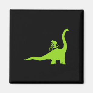 Mountainbike Dinosaur MTB Biker Radfahrer Magnet
