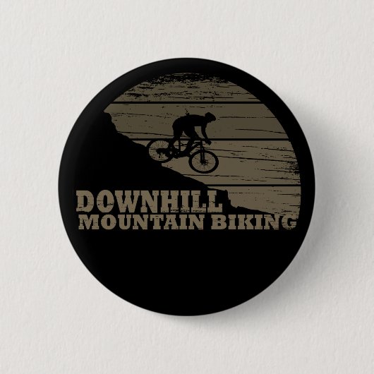 Mountainbike Downhill Button (Vorderseite)