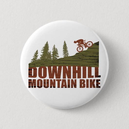 Mountainbike Downhill Button (Vorderseite)