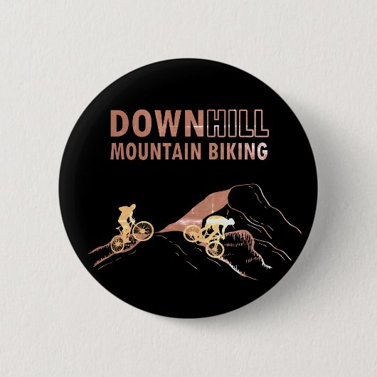 Mountainbike Downhill Button (Vorderseite)