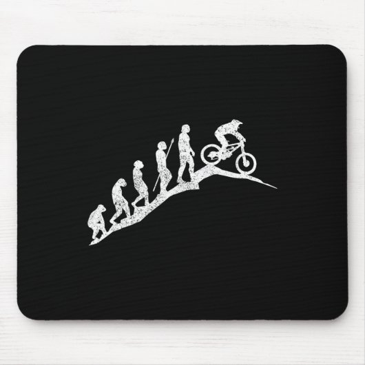 Mountainbike Downhill Evolution Mtb Radfahren Lust Mousepad (Vorne)