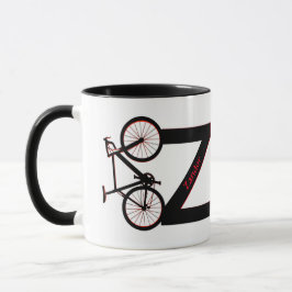 Mountainbike, Downhill, Fahrrad Tasse