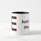 Mountainbike, Downhill, Fahrrad Tasse (Zentrum)