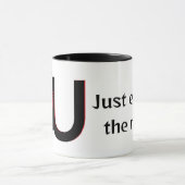 Mountainbike, Downhill, Fahrrad Tasse (Zentrum)