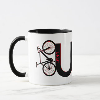 Mountainbike, Downhill, Fahrrad Tasse