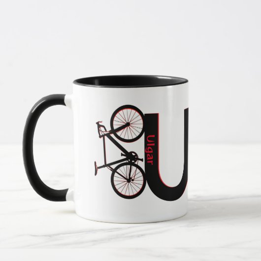 Mountainbike, Downhill, Fahrrad Tasse (Links)
