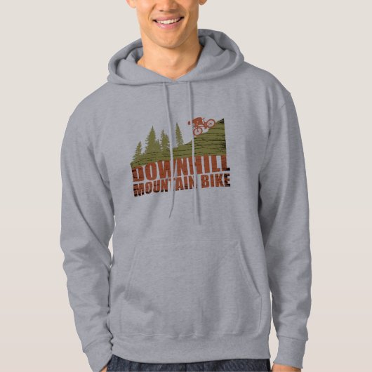 Mountainbike Downhill Hoodie (Vorderseite)