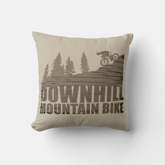 Mountainbike Downhill Kissen (Vorderseite)