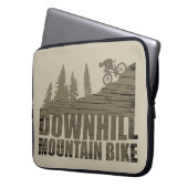 Mountainbike Downhill Laptopschutzhülle (Vorderseite Links)