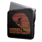 Mountainbike Downhill Laptopschutzhülle (Vorderseite Links)