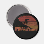 Mountainbike Downhill Magnet (Vorderseite/Rückseite)