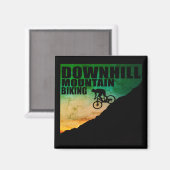 Mountainbike Downhill Magnet (Vorderseite/Rückseite)
