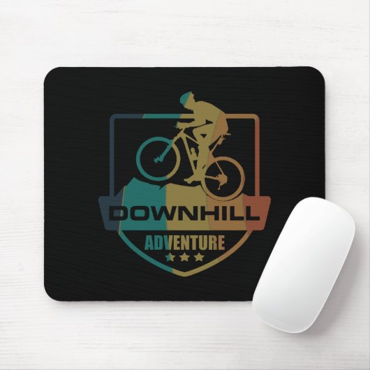 Mountainbike Downhill Mousepad (Mit Mouse)