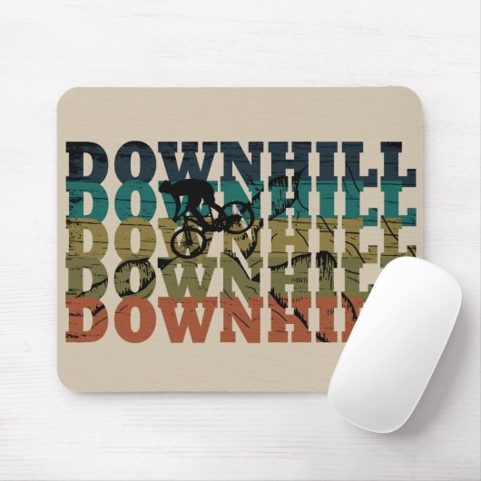 Mountainbike Downhill Mousepad (Mit Mouse)