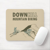 Mountainbike Downhill Mousepad (Mit Mouse)