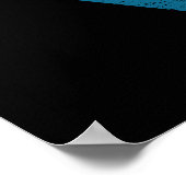 Mountainbike Downhill mtb Poster (Ecke)