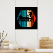 Mountainbike Downhill mtb Poster (Küche)