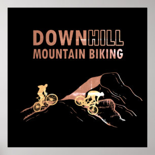 Mountainbike Downhill Poster