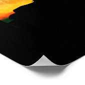 Mountainbike Downhill Poster (Ecke)