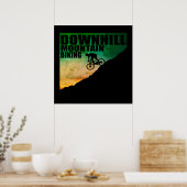 Mountainbike Downhill Poster (Küche)