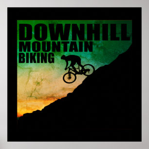 Mountainbike Downhill Poster