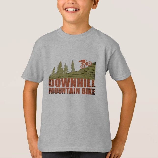 Mountainbike Downhill T-Shirt (Vorderseite)