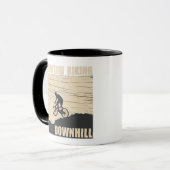 Mountainbike Downhill Tasse (Vorderseite Links)