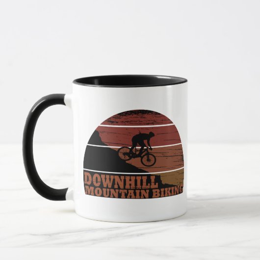 Mountainbike Downhill Tasse (Links)
