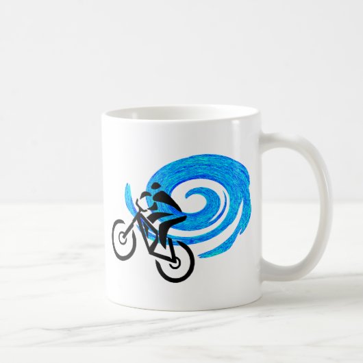 MOUNTAINBIKE-DROSSEL KAFFEETASSE (Rechts)