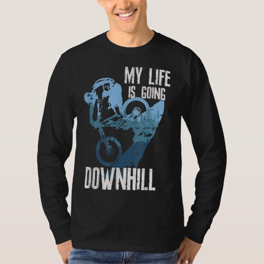 Mountainbike Enduro MTB Radfahren T-Shirt (Vorderseite)