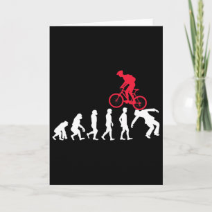 Mountainbike-Evolution Mtb-Crash Biker Radfahrer  Karte