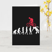 Mountainbike-Evolution Mtb-Crash Biker Radfahrer Karte (Gelbe Blume)