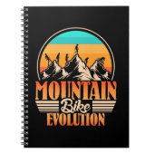 Mountainbike-Evolution Notizblock (Vorderseite)