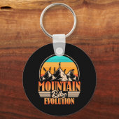 Mountainbike-Evolution Schlüsselanhänger (Vorderseite)