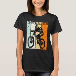 Mountainbike-Fahrer MTB beim Downhill-Mountainbike T-Shirt