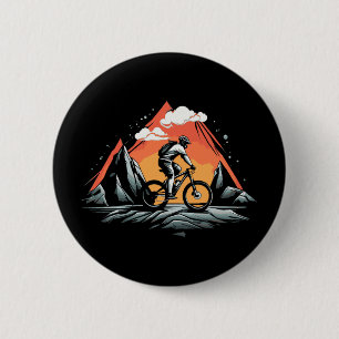 Mountainbike Fahrrad Mtb Radfahren Radfahrer Radsp Button