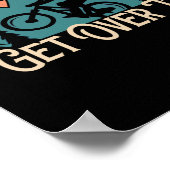 Mountainbike Fahrrad Rad Attraktionen Attraktionen Poster (Ecke)