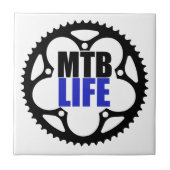 Mountainbike Fliese (Vorderseite)