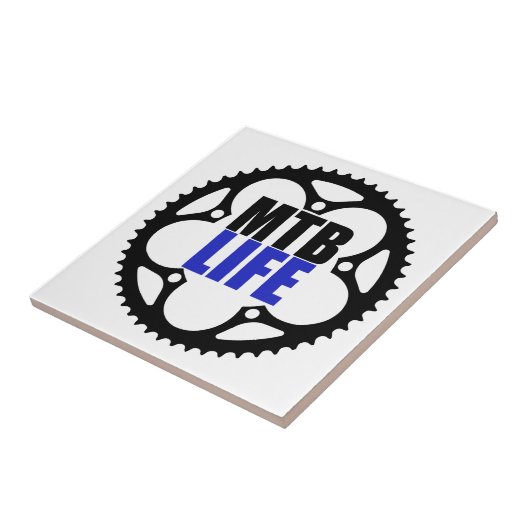 Mountainbike Fliese (Seite)