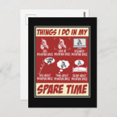 Mountainbike Funny MTB Spaß Bike Postkarte (Vorne/Hinten)