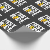 Mountainbike-gerade Fahrt, die MTB Geschenkpapier (Ecke)