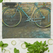 Mountainbike-Geschenk Geschirrtuch (Gefaltet)