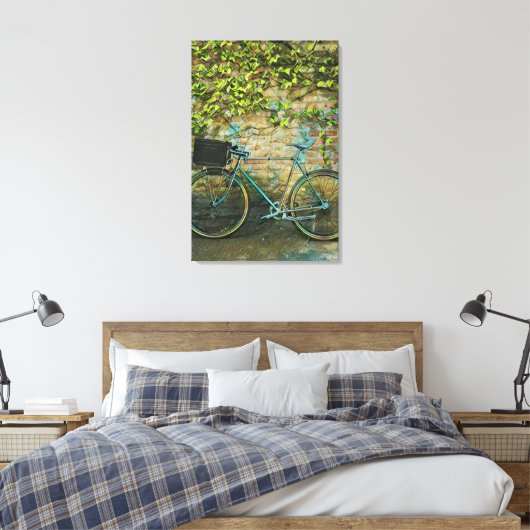 Mountainbike-Geschenk Leinwanddruck (Insitu (Schlafzimmer))